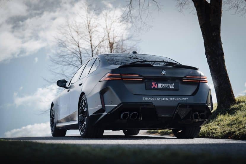 The 2025 BMW M5 Gets Louder and Lighter With Akrapovic
