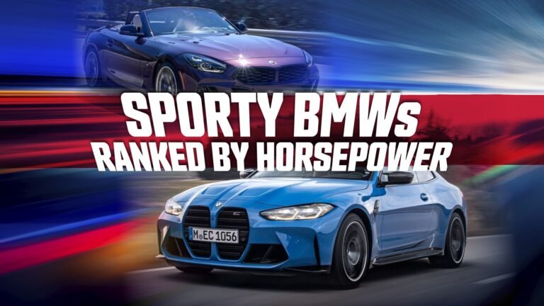 BMW Sports Cars Ranked By Horsepower