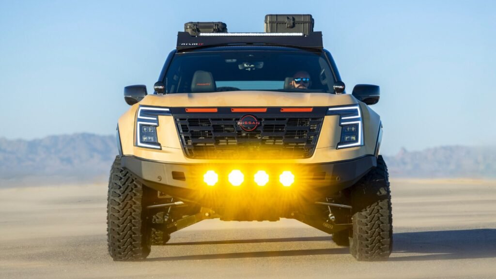 Nissan Is Hunting Raptors And Jeeps With Armada, Frontier Builds At SEMA