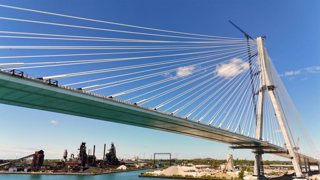 Truck Driver Almost Accidentally Becomes The First Person To Drive Across The Gordie Howe Bridge