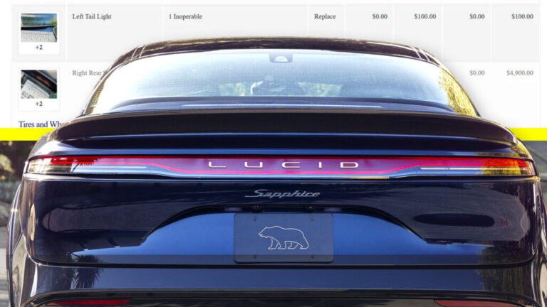 $4,900 For A Taillight? Lucid’s Ridiculous Lease Charges Are Scaring Off Buyers