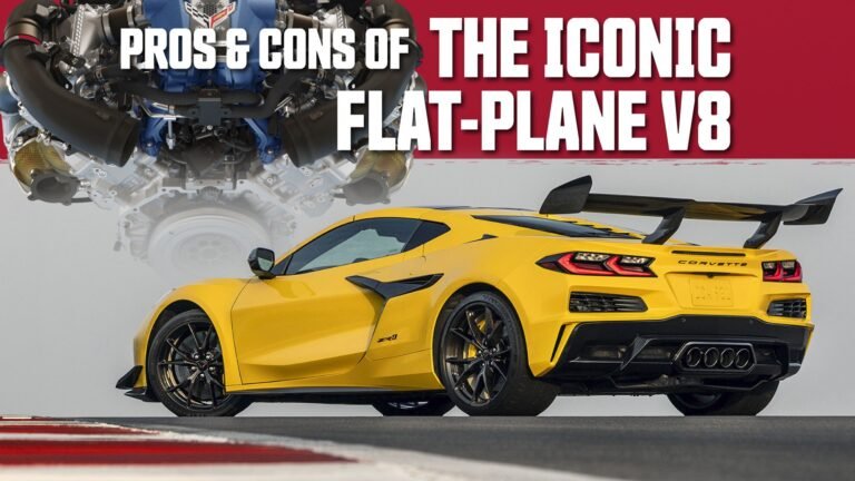 Pros And Cons Of The Flat-Plane V8 Engine