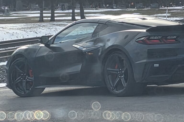 Another Widebody Corvette C8 Spotted — Is This the Grand Sport?