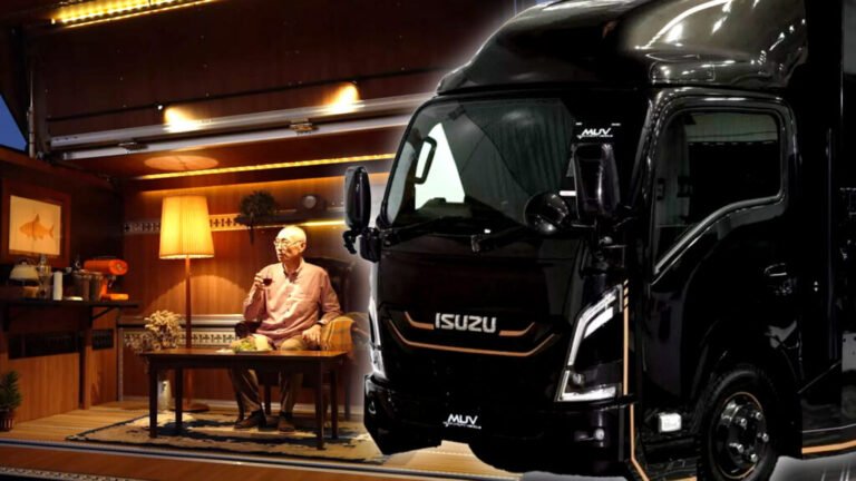 A Gullwing Door Hides The Coziest Room On Wheels