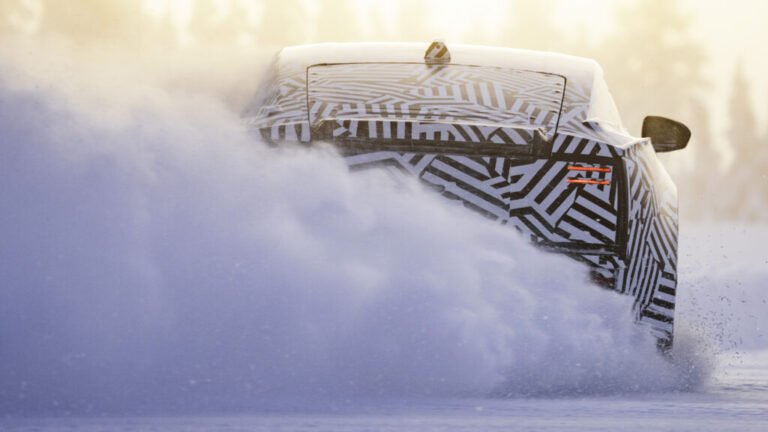 Jaguar’s New Electric GT Is Learning To Slide Before It Can Strut