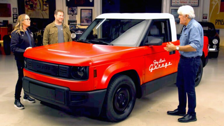 Jay Leno Drives The $25,000 Pickup You Modify Like IKEA Furniture