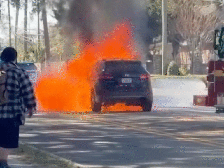 Hyundai Santa Fe Sport Destroyed by Fire After Safety Recall Was Ignored