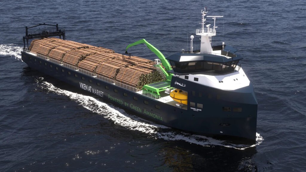This Cargo Ship Will Be The First To Run On An Ammonia Engine