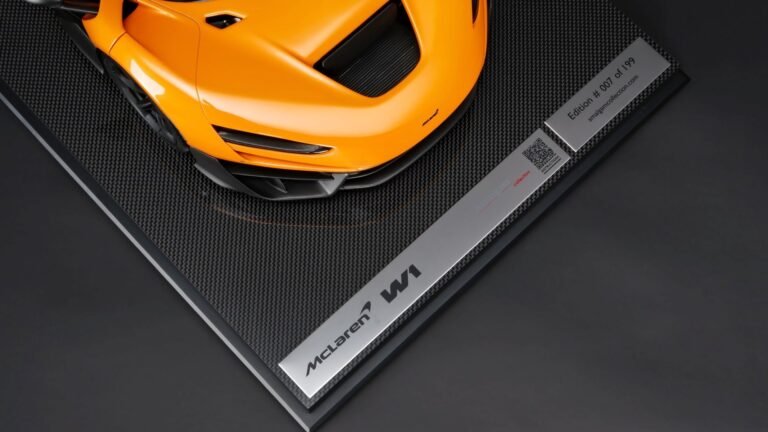 Amaglam Reveals 1:8 Scale McLaren Model Car With Active Aero, $20,000 Price Tag