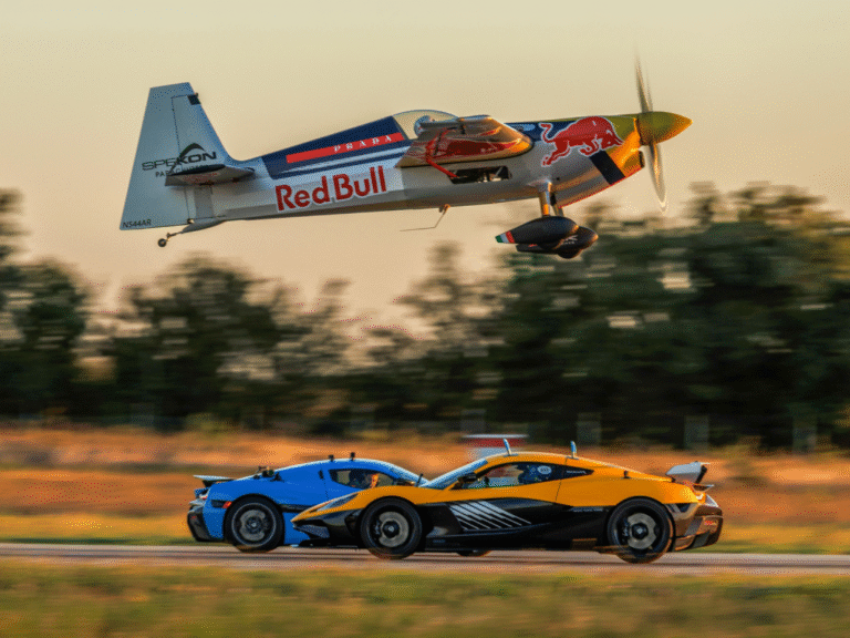 Rimac’s 1,914-HP Nevera Helped a Plane Land on a Moving Train