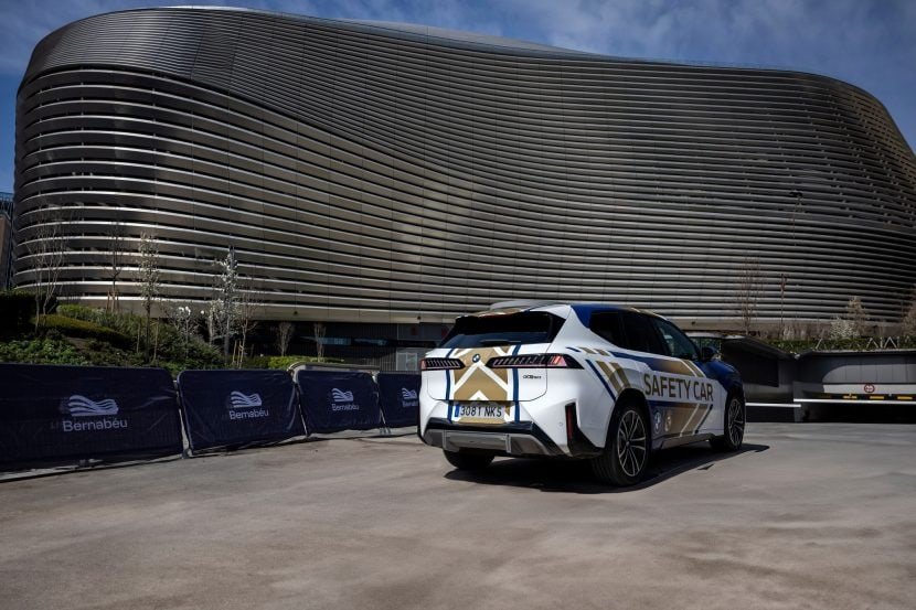 BMW Turns The New iX3 Into A Safety Car For Real Madrid Team