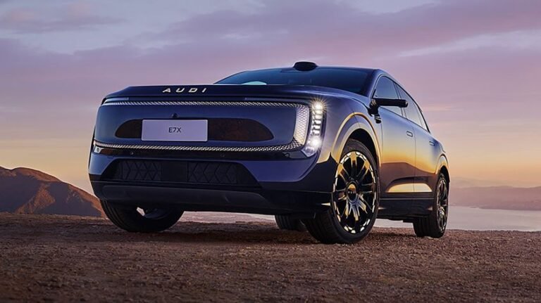 New AUDI E7X arrives in China with a huge battery