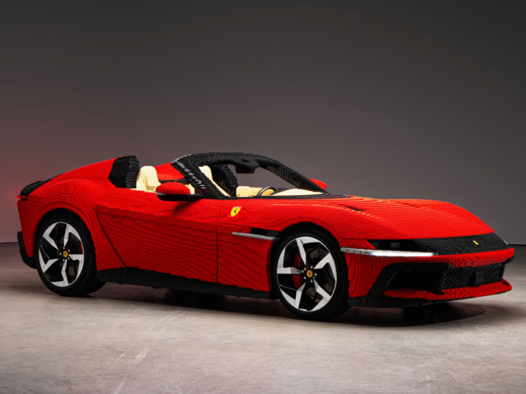 You Can Sit Inside This Ferrari Made Entirely of Lego