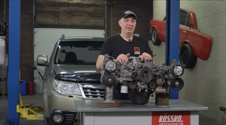 These Russians Converted a Subaru Boxer Engine Into an Inline-4. But Why?