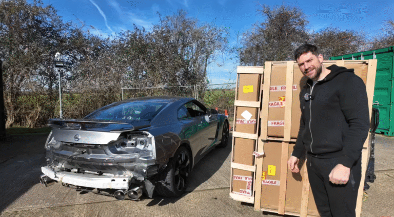 Crash-Damaged Nissan GT-R Rebuilt With Nismo Parts From Temu