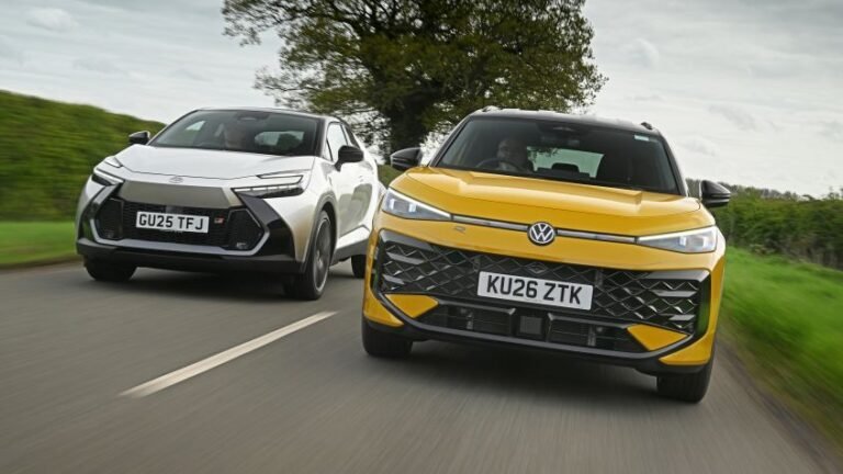Volkswagen T-Roc vs Toyota C-HR: two popular small SUVs, one winner