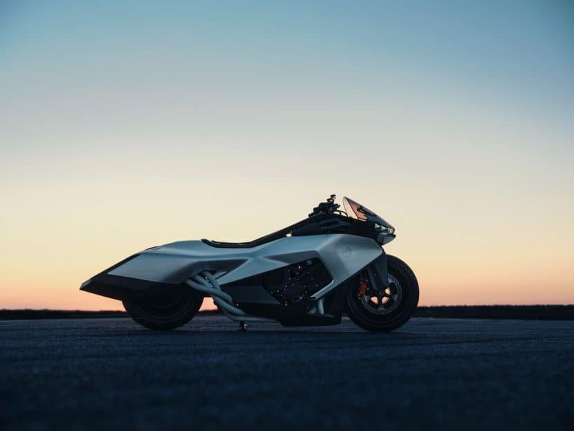 BMW’s New Concept Bike Has Six Tailpipes and Looks Like the Concorde
