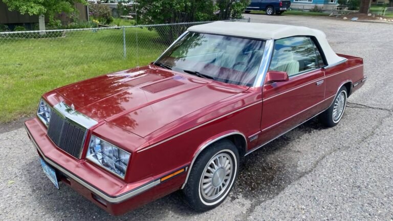 At $12,000, Is This 1985 Chrysler LeBaron Convertible A Very Special K?