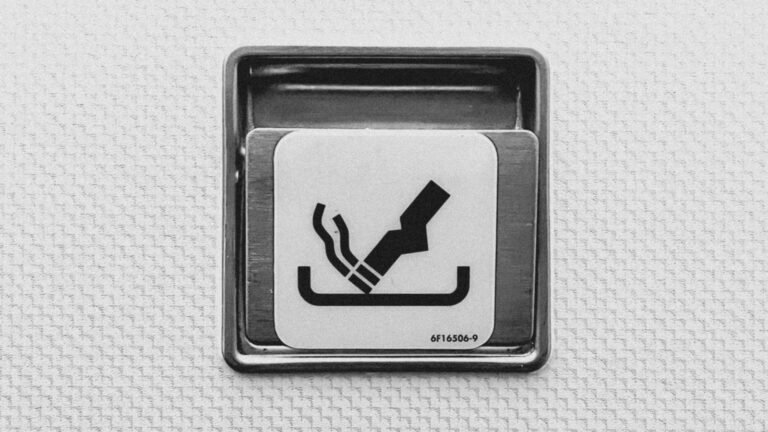 Airplane Ashtrays Still Exist Because People Have A Hard Time Following Rules