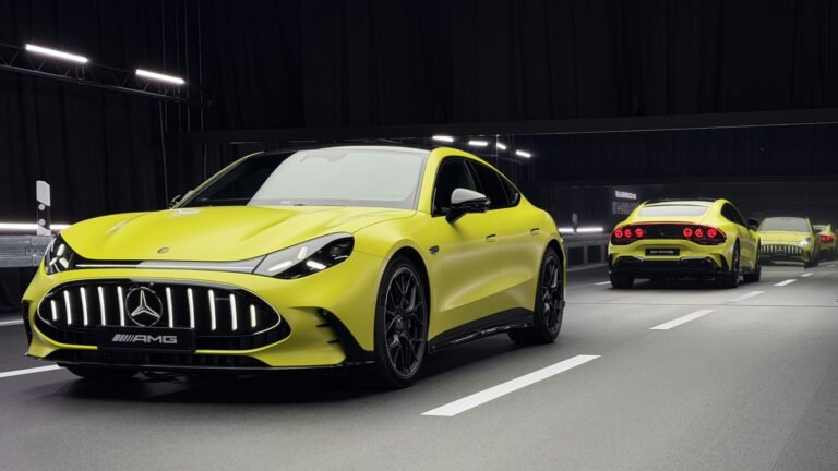 The New Mercedes-AMG GT 4-Door Coupe's Synthesized V8 Sounds Might Be The Best EV 'Engine' Noises Yet