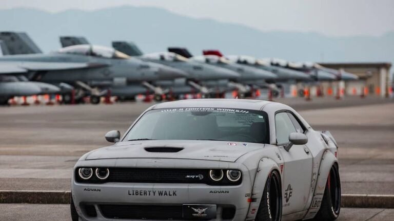 Liberty Walk Gives the Dodge Challenger SRT Hellcat the Fighter Jet Treatment