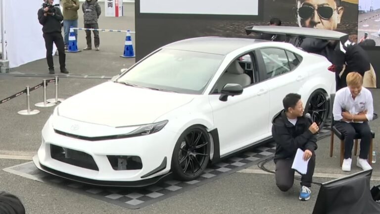 Monster Toyota Camry Has Two Engines, Seven Cylinders, And Zero Apologies