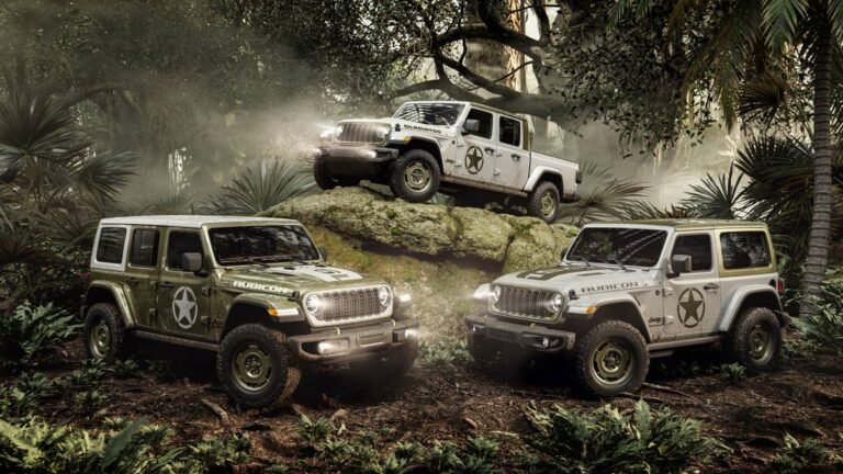 Jeep Wrangler and Gladiator Report for Duty with New Sarge Special Editions