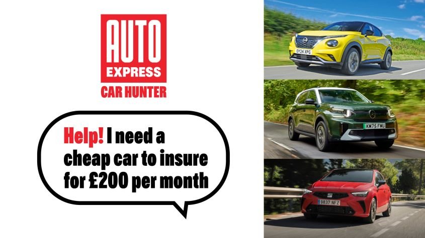 Car Hunter: cars under £200 a month that'll be peanuts to insure
