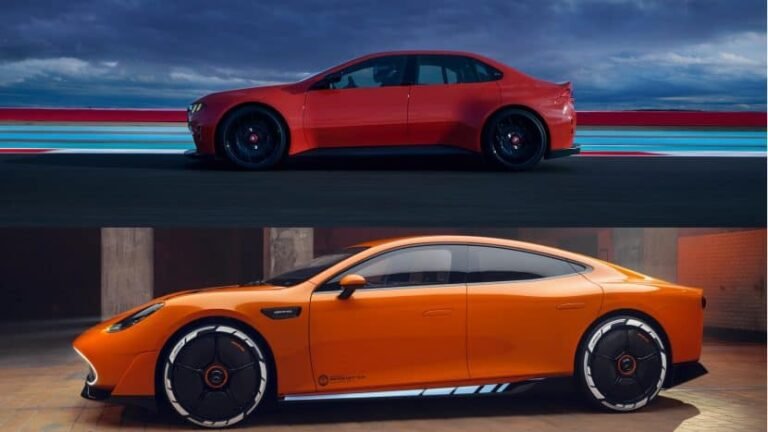 Photo Comparison: BMW M Neue Klasse vs AMG GT XX