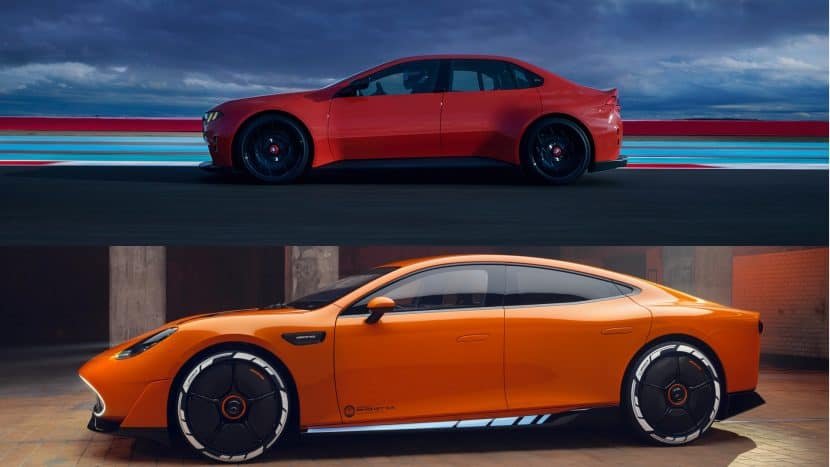 Photo Comparison: BMW M Neue Klasse vs AMG GT XX