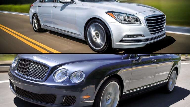 Genesis G80 Vs. Bentley Continental Flying Spur: Best $20,000 Luxury Car