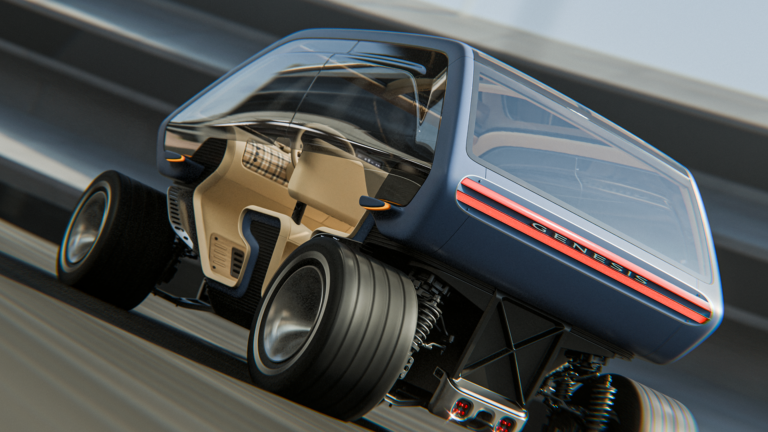Genesis Reveals The World's Coolest, Weirdest Golf Cart Ever