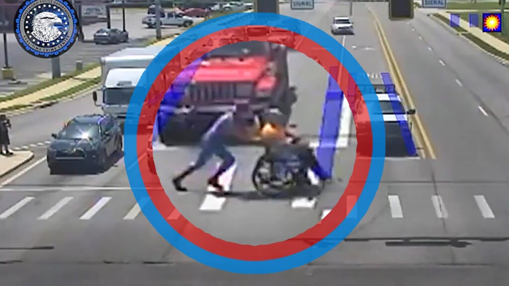 Spider-Man Swoops Out Of A Jeep To Rescue A Disabled Man Stranded In Traffic