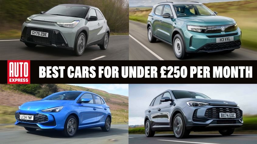 Best new cars for under £250 per month