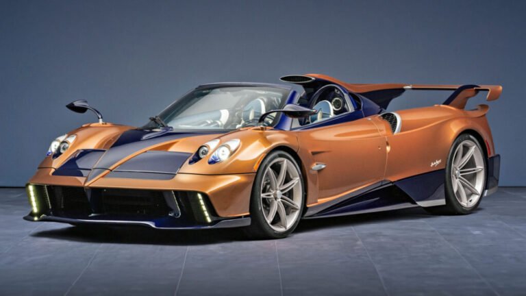Pagani’s New Huayra 70 Derecho Is A V12 Roadster That Makes You Shift Yourself