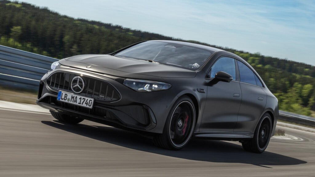 671-HP Mercedes-AMG CLA45 EV Has Three Axial-Flux Motors And Simulated Shifts, Just Like The New GT 4-Door