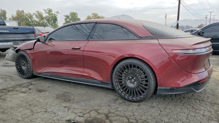 Shaq’s One-Off Electric Coupe Just Turned Up In A Salvage Yard