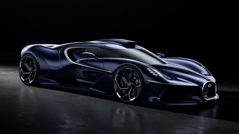 New Bugatti Destrier is a one-off Bollide with an even more radical design