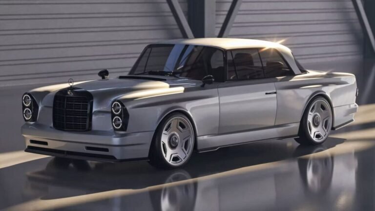 This 1960s Mercedes W111 Coupe Is Really A 2020s AMG C63 S Coupe