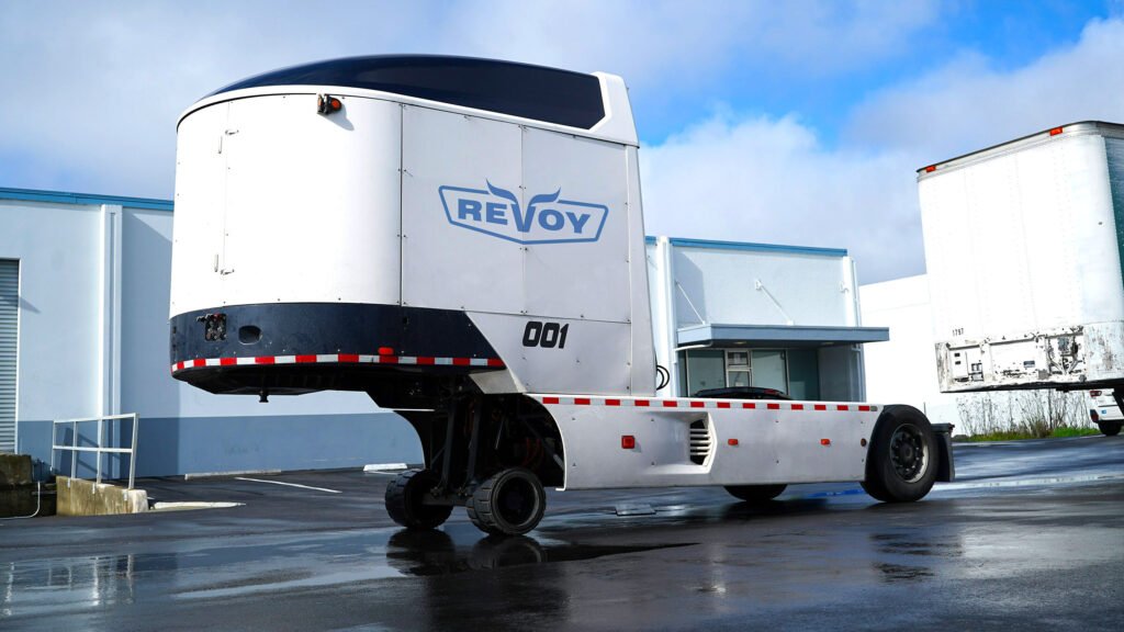 A Battery On Wheels Turns A Diesel Semi Electric Without Touching The Engine