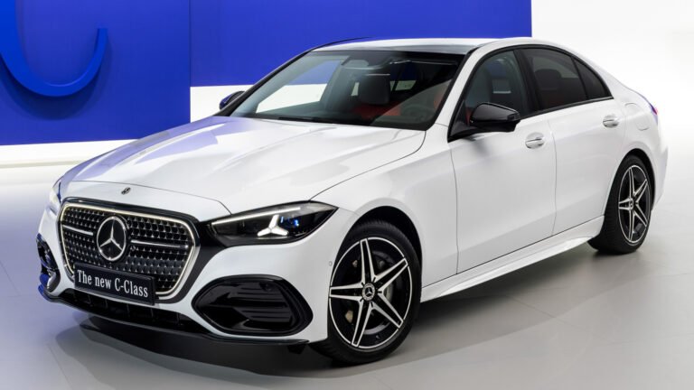 Gas-Powered 2027 Mercedes C-Class Updated With Star Treatment Front End And A Bigger Brain