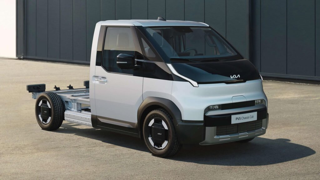 The Kia PV5 Chassis Can Transform Into A Tipper, Box Van, Food Truck, Or Camper