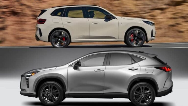 BMW X3 vs. 2027 Lexus NX: Side-by-Side Photo Comparison