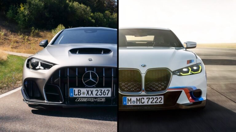 Battle Of The Bavarian Elite: Can AMG’s Latest Flat-Plane V8 Monster Coupe Dethrone The BMW 3.0 CSL?