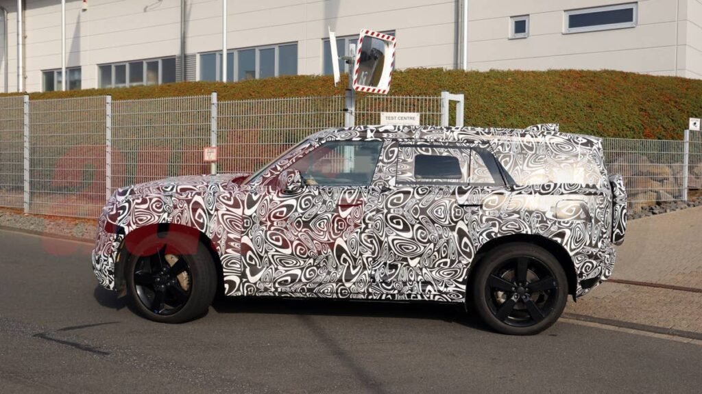 Baby Defender Sport Spied With An Iconic Land Rover Feature