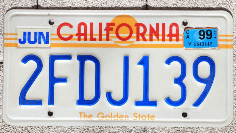 California Starts New Plate Sequence After 46 Year Run Comes To An End