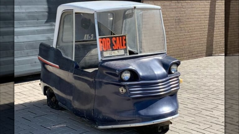 This Little Weirdo 1960s Electric Grocery-Getter With A 30 Mile Range Cost Only A Penny A Day To Run