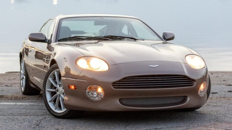2001 Aston Martin DB7 Vantage For Sale Has 42K Miles, A V12, A 6-Speed, And A Color That Belongs To Lexus