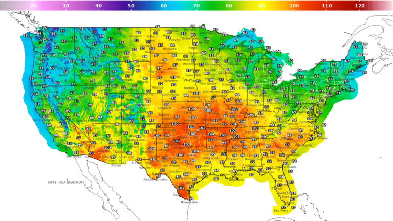 Map Shows Weather in Every U.S. State for This Weekend and Labor Day