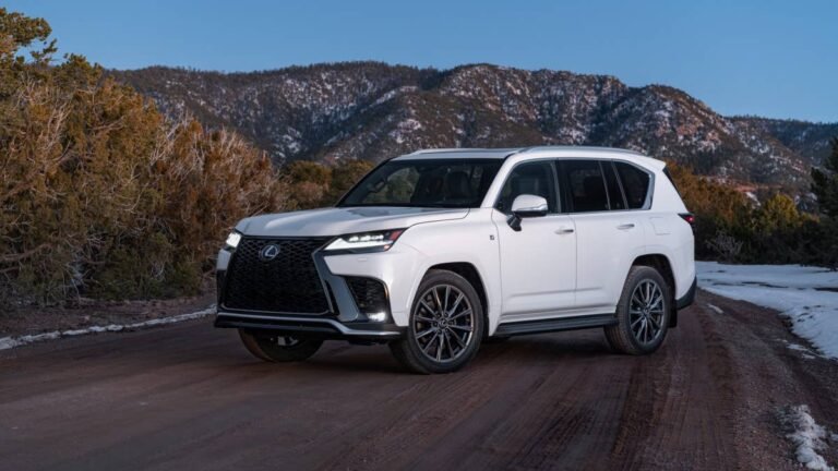 Lexus LX Gets Sharper Steering, Suspension Tweaks, and F Sport